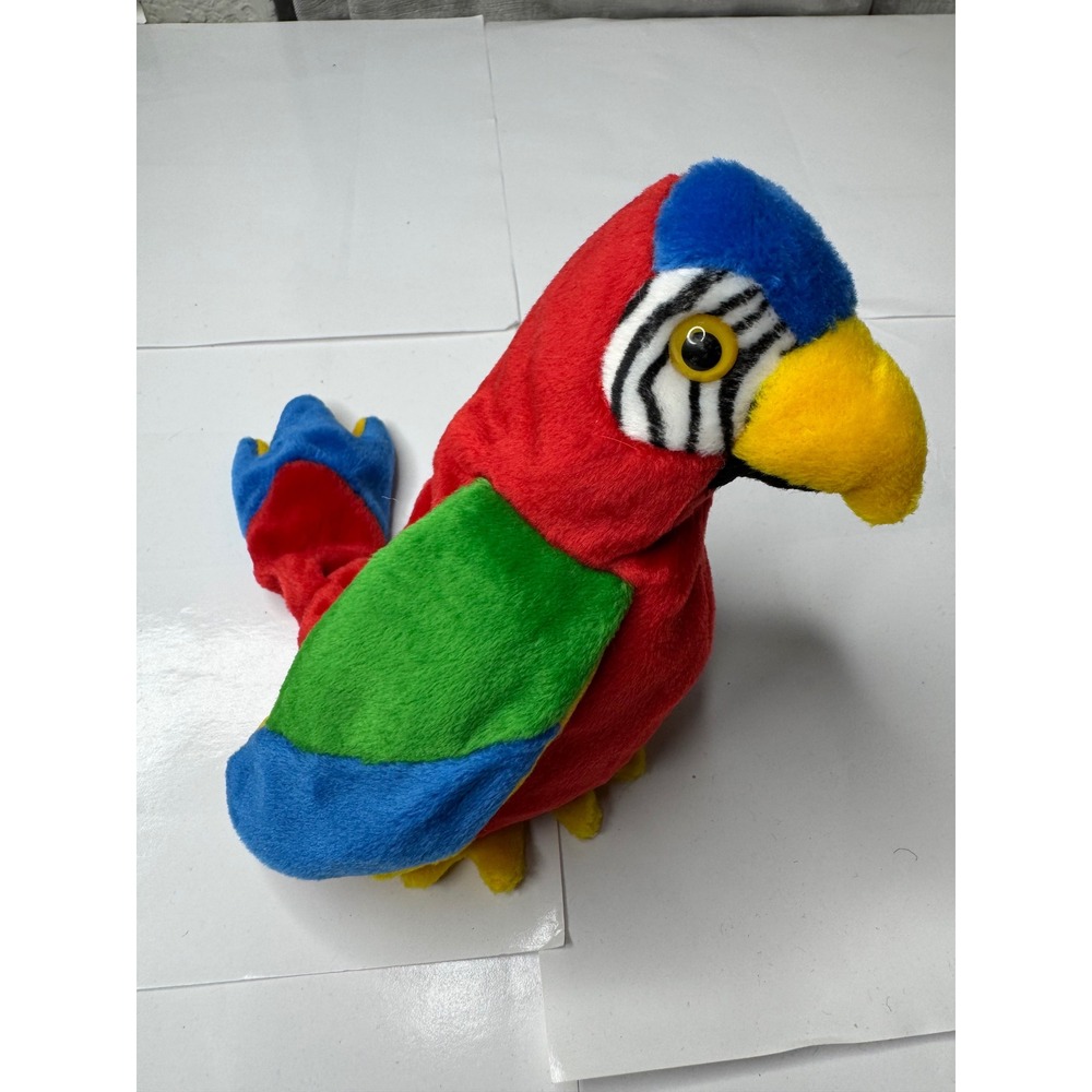 Ty Beanie Baby‎ Jabber the Parrot 1997 Red Blue Green Bird Plush Toy with Tags